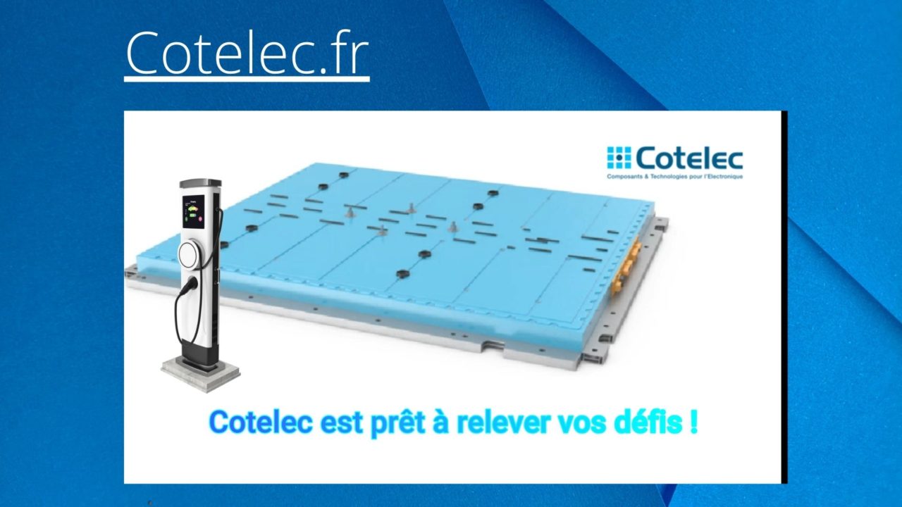 Cotelec annonce la commercialisation exclusive en France et en Afrique du Nord de la nouvelle gamme de pointes de test et broches de contact du fabricant allemand Feinmetall conçue pour les applications d’E-Mobilité.